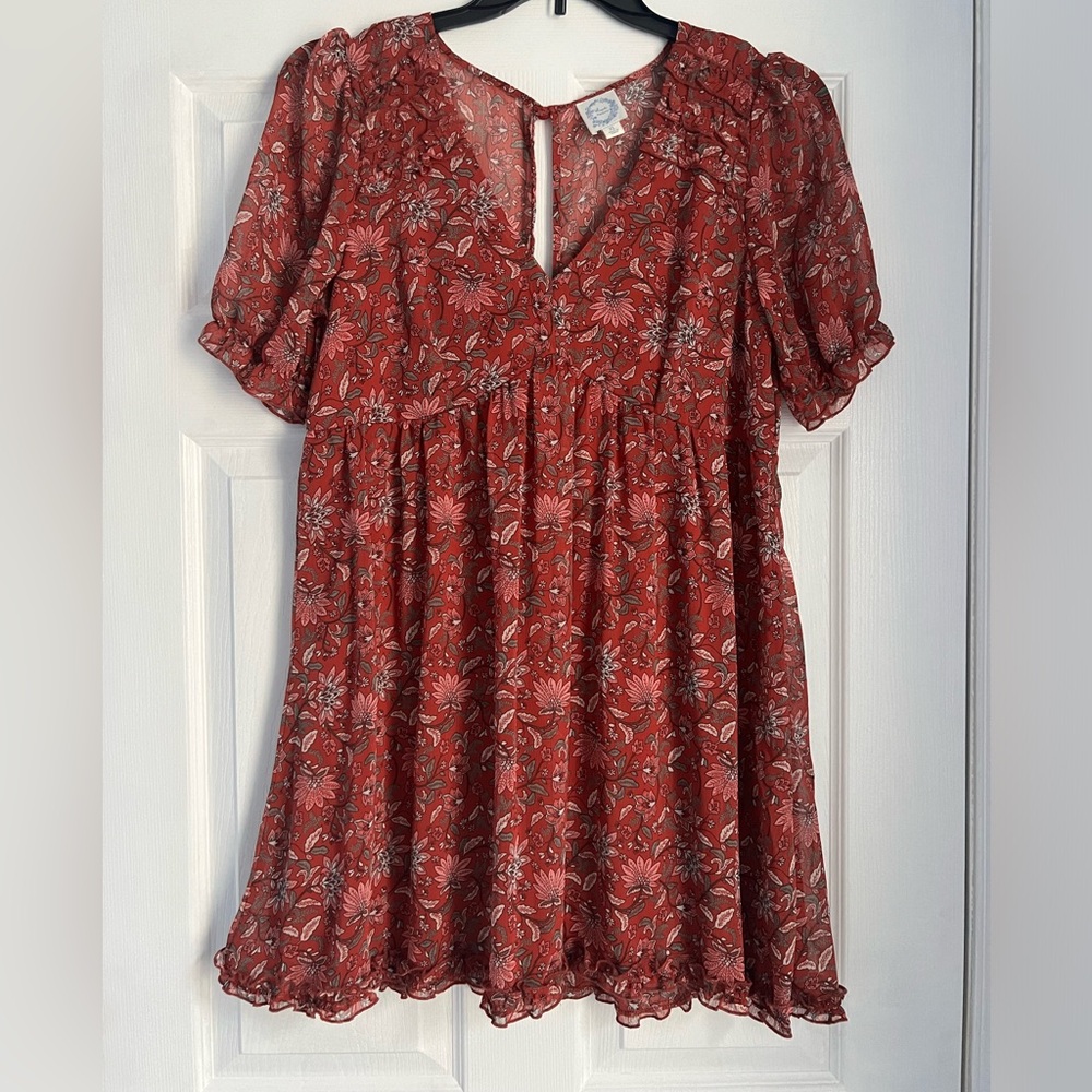 Babydoll Red Dress XL